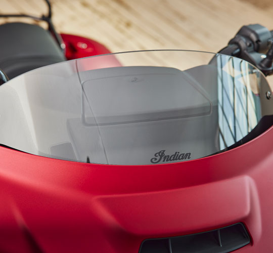 PUSH-BUTTON POWER WINDSHIELD